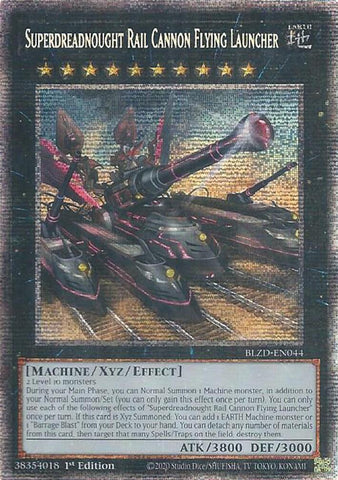 Superdreadnought Rail Cannon Flying Launcher (Starlight Rare) [BLZD-EN044] Starlight Rare