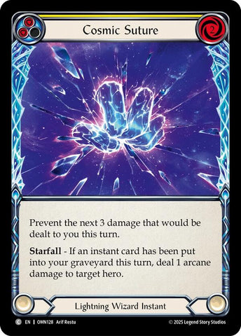 Cosmic Suture (Yellow) [OMN128] (Omens of the Third Age)  Rainbow Foil