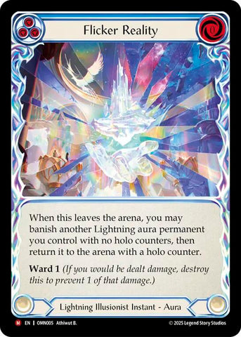 Flicker Reality [OMN005] (Omens of the Third Age)  Rainbow Foil