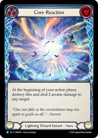 Core Reaction (Blue) [OMN105] (Omens of the Third Age)