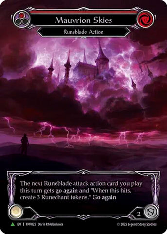 Mauvrion Skies (Red) (Marvel) [TNP025] (Promo)  Rainbow Foil