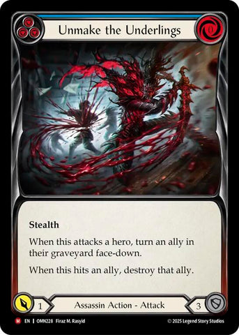 Unmake the Underlings [OMN228] (Omens of the Third Age)  Rainbow Foil