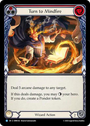 Turn to Mindfire [OMN136] (Omens of the Third Age)  Rainbow Foil