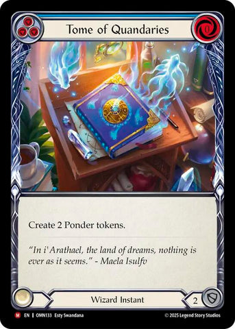 Tome of Quandaries (Blue) [OMN133] (Omens of the Third Age)