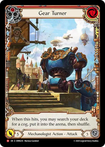 Gear Turner (Extended Art) [OMN235] (Omens of the Third Age)  Cold Foil