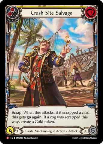Crash Site Salvage (Extended Art) [OMN239] (Omens of the Third Age)  Cold Foil