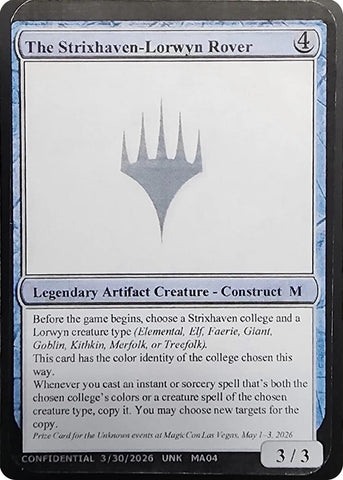 The Strixhaven-Lorwyn Rover [Unknown Event]