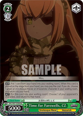Time for Farewells, CZ (OVL/SE51-E30H HU) [Nazarick: Tomb of the Undead Vol.3 Extra Booster]