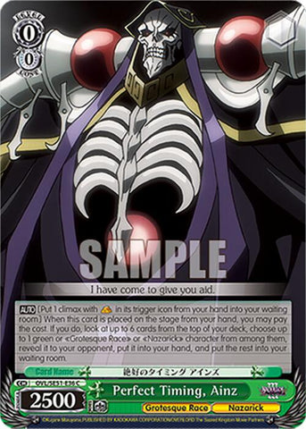 Perfect Timing, Ainz (OVL/SE51-E36 C) [Nazarick: Tomb of the Undead Vol.3 Extra Booster]