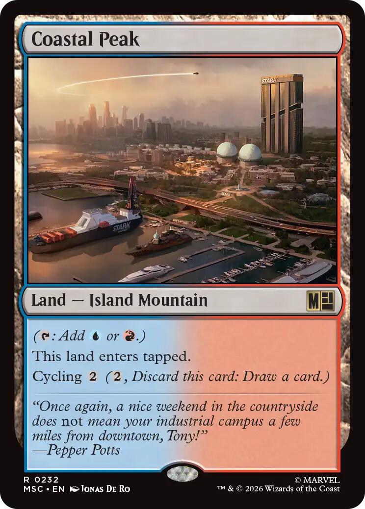 Coastal Peak (Surge Foil) [Marvel Super Heroes Commander]