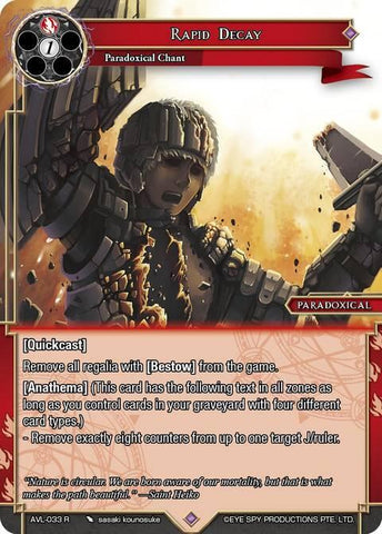 Rapid Decay (AVL-033 R) [Attack on Velmardia]