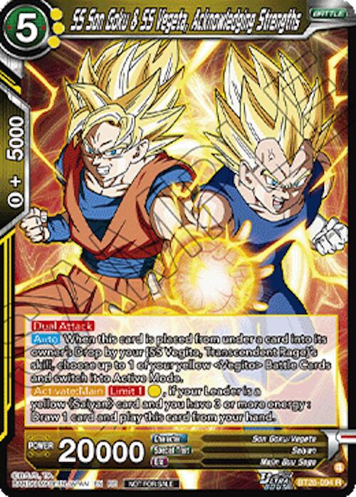 SS Son Goku & SS Vegeta, Acknowledging Strengths (Deluxe Pack 2026 Vol.2) (BT28-094) [Tournament Promotion Cards]