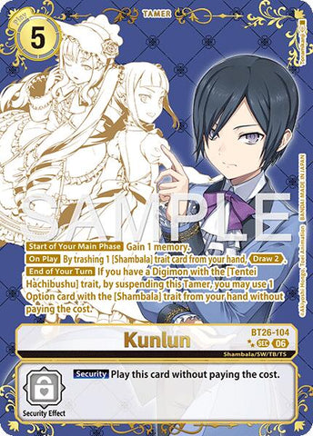 Kunlun [BT26-104] (Rare Pull) [Timeless Bonds]