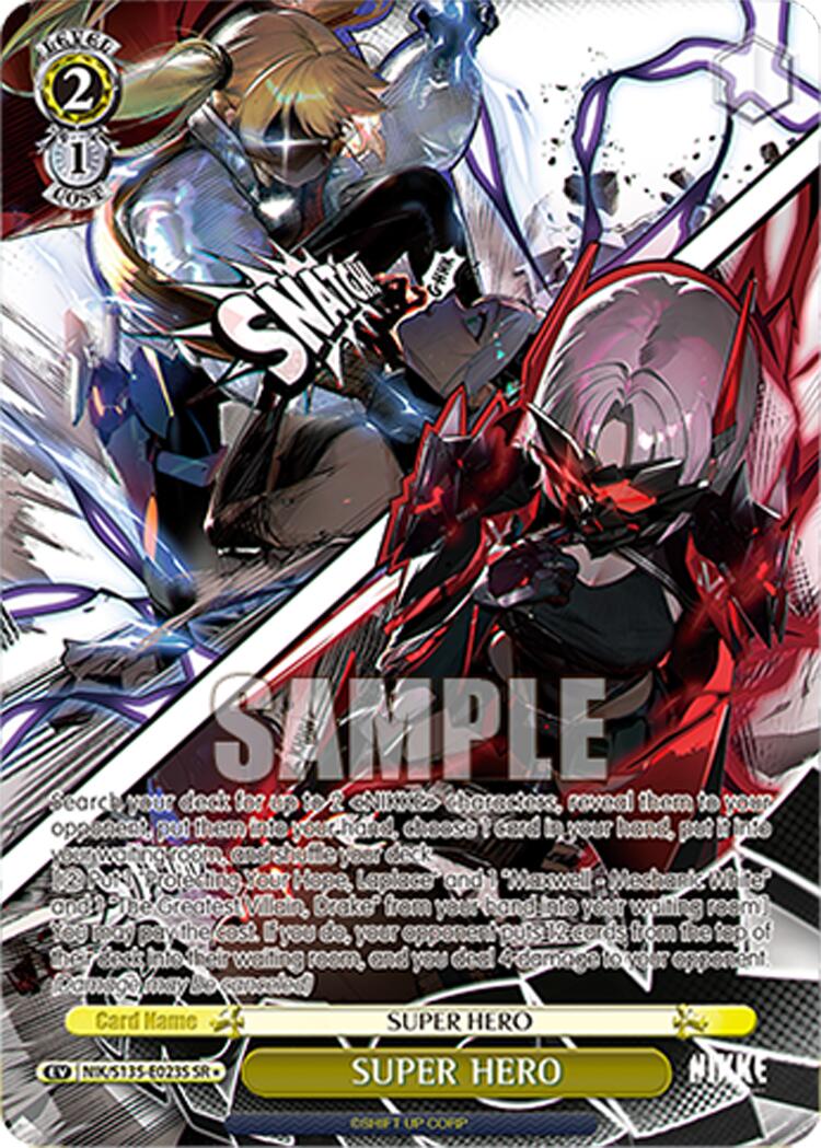 SUPER HERO (NIK/S135-E023S) (SR) [GODDESS OF VICTORY: NIKKE Vol.2]
