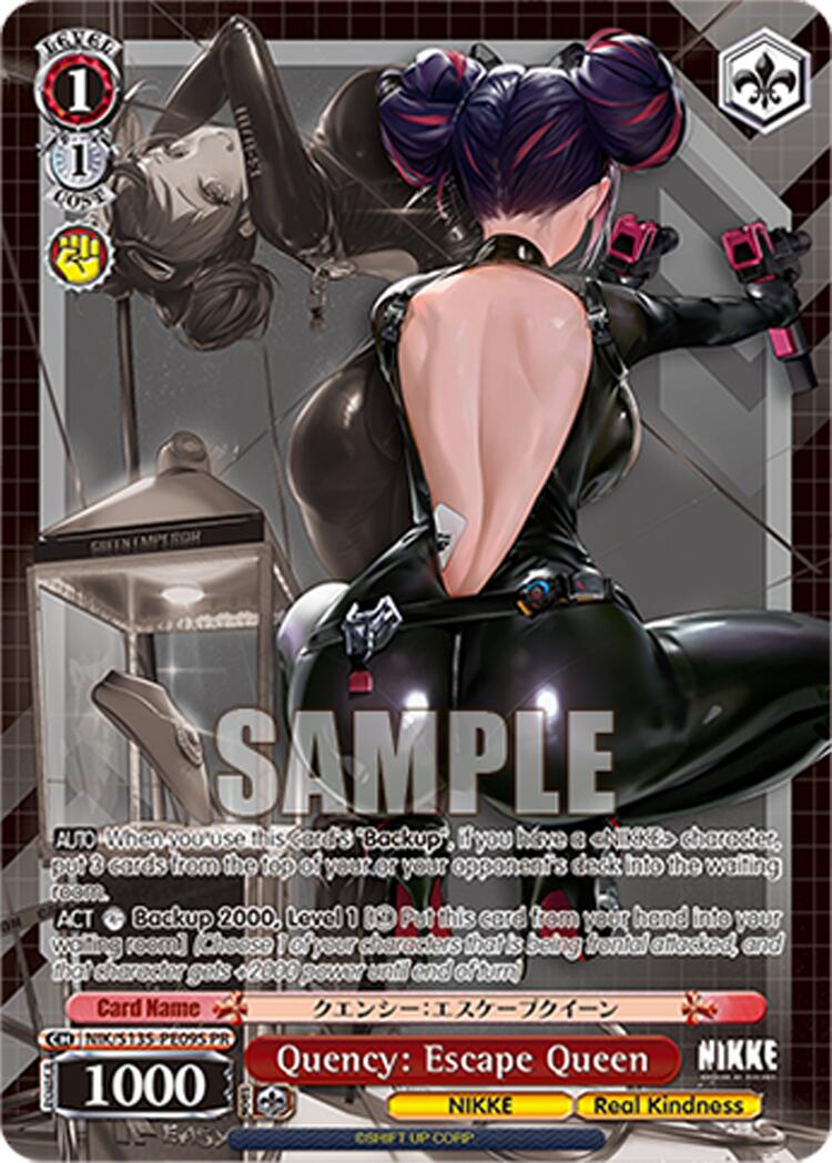 Quency: Escape Queen (NIK/S135-PE09S) (PR) [GODDESS OF VICTORY: NIKKE Vol.2]