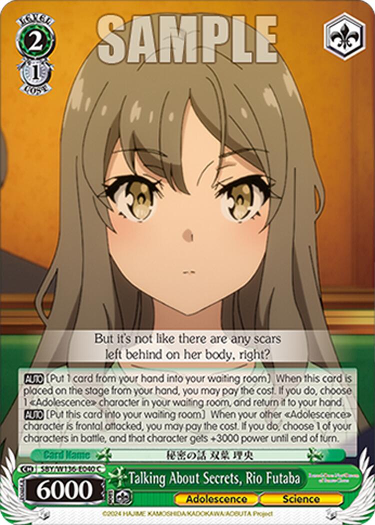 Talking About Secrets, Rio Futaba (SBY/W136-E040) [Rascal Does Not Dream of Santa Claus]