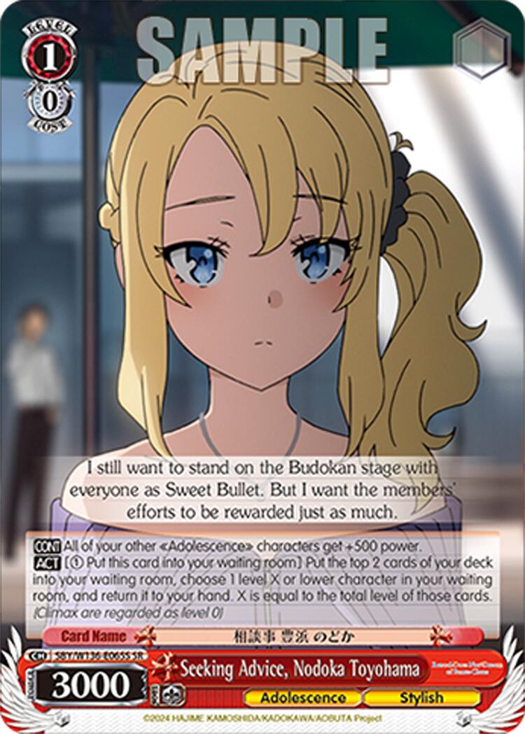 Seeking Advice, Nodoka Toyohama (SR) (SBY/W136-E065S) [Rascal Does Not Dream of Santa Claus]