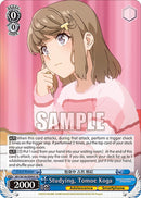 Studying, Tomoe Koga (SR) (SBY/W136-E090S) [Rascal Does Not Dream of Santa Claus]
