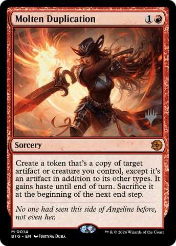 Molten Duplication [Outlaws of Thunder Junction: The Big Score Promos]