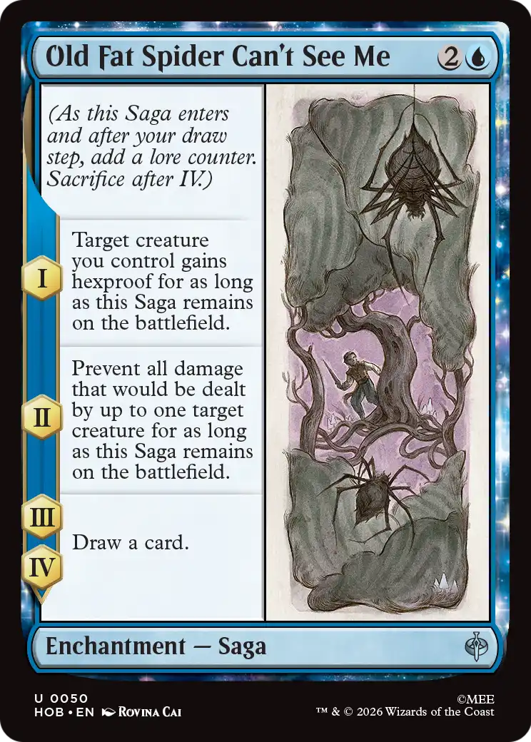 Old Fat Spider Can't See Me [The Hobbit]