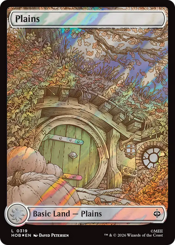Plains (0319) (Surge Foil) [The Hobbit]