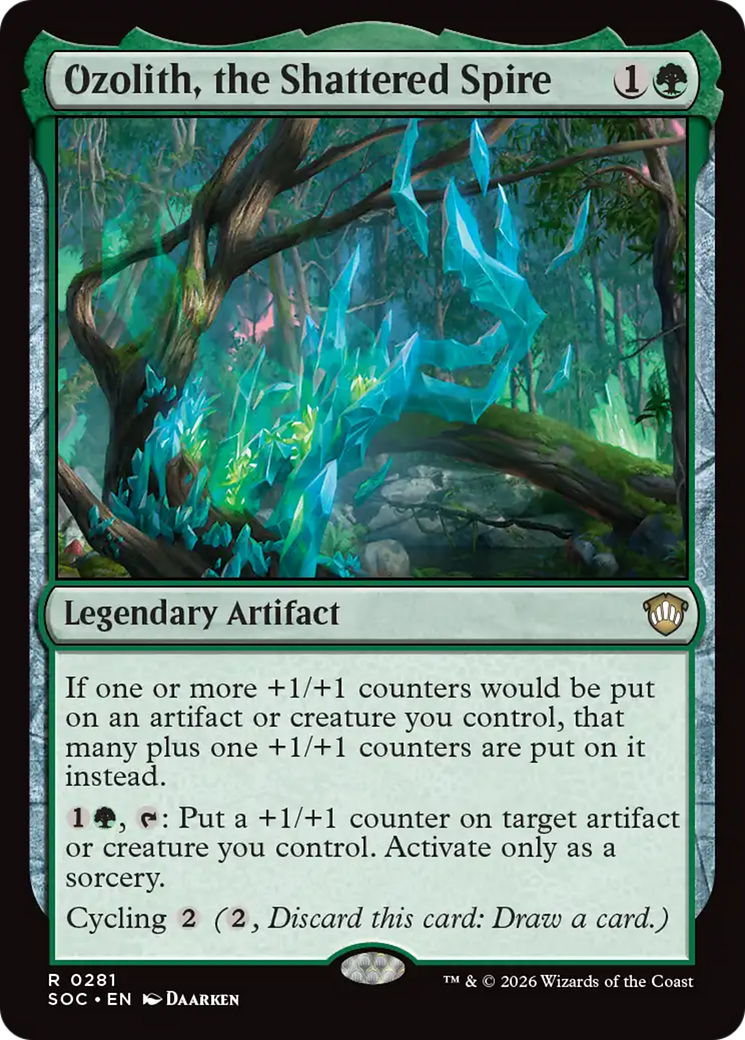 Ozolith, the Shattered Spire [Secrets of Strixhaven Commander]