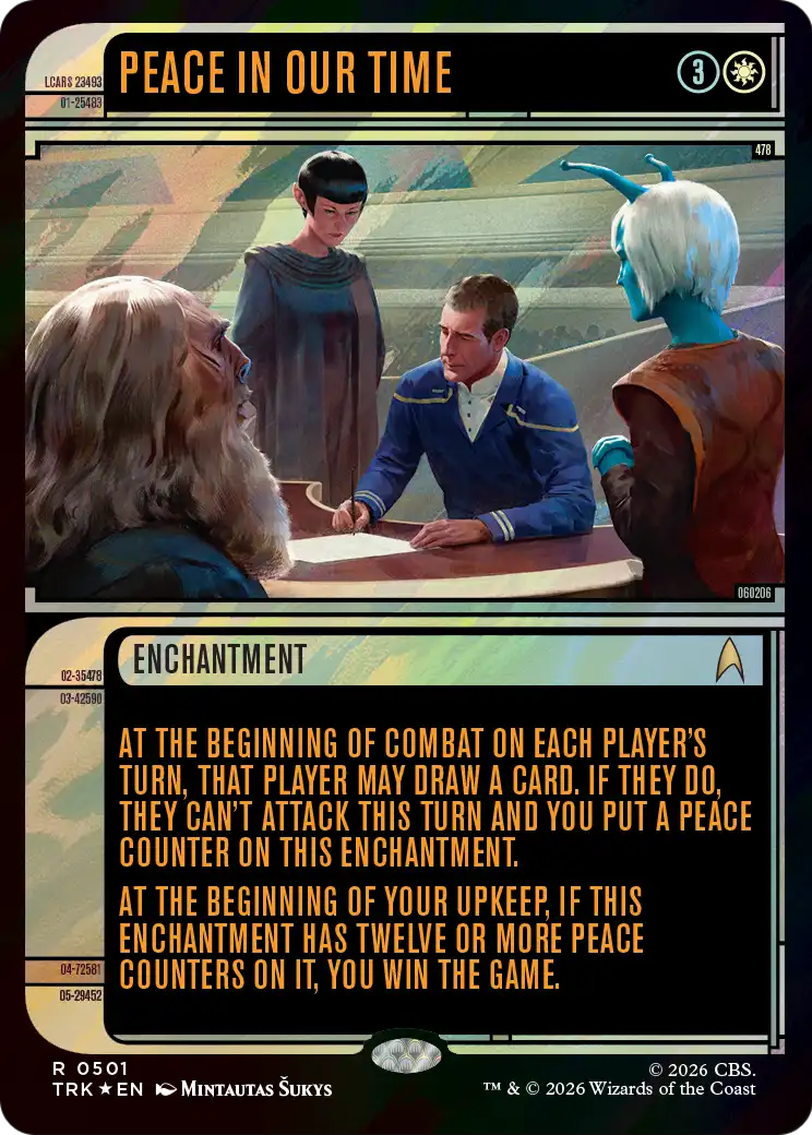 Peace in Our Time (Showcase) (Surge Foil) [Star Trek]