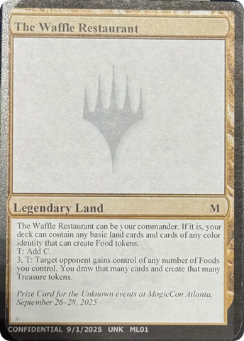 The Waffle Restaurant [Unknown Event]