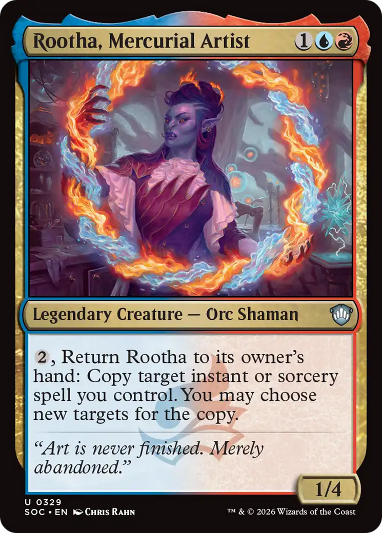 Rootha, Mercurial Artist [Secrets of Strixhaven Commander]