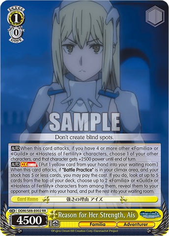 Reason for Her Strength, Ais (DDM/S88-E002 RR) [Is it Wrong to Try to Pick Up Girls in a Dungeon?]