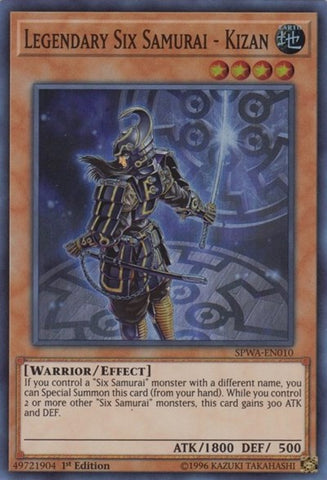 Legendary Six Samurai - Kizan [SPWA-EN010] Super Rare