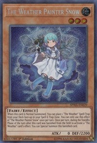 The Weather Painter Snow [SPWA-EN029] Secret Rare