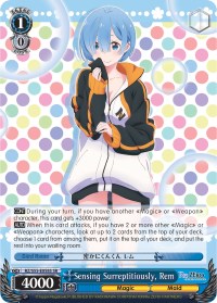Sensing Surreptitiously, Rem (RZ/S55-E058S SR) [Re:ZERO Vol.2]