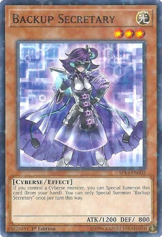 Backup Secretary (Starfoil) [SP18-EN002] Starfoil Rare