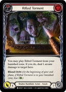 Rifted Torment (Red) [MON177-RF] 1st Edition Rainbow Foil