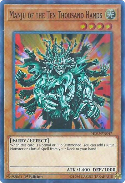 Manju of the Ten Thousand Hands [HISU-EN047] Super Rare