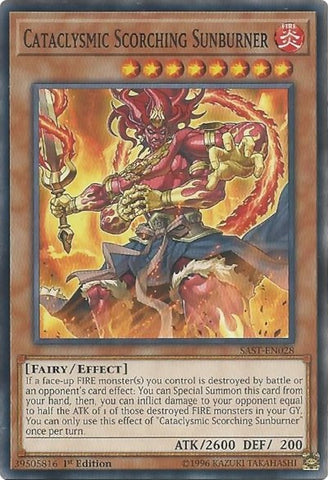 Cataclysmic Scorching Sunburner [SAST-EN028] Common