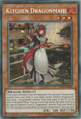 Kitchen Dragonmaid [MYFI-EN018] Secret Rare