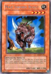 Mad Sword Beast [DB1-EN201] Rare