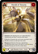 Herald of Tenacity (Red) [U-MON023-RF] Unlimited Rainbow Foil