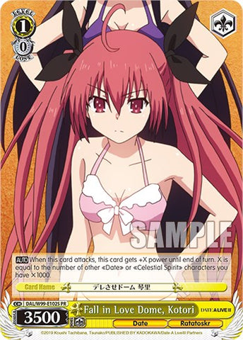 Fall in Love Dome, Kotori (Foil) [Date A Live Vol.2]