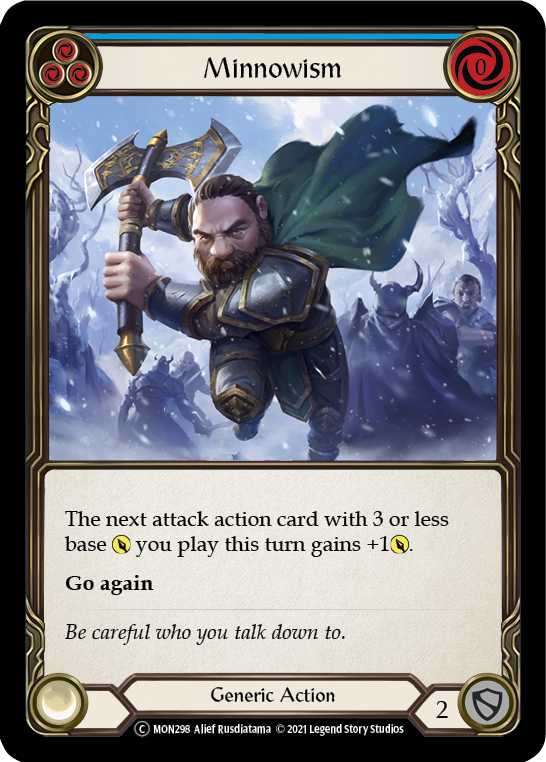 Minnowism (Blue) [U-MON298-RF] Unlimited Rainbow Foil