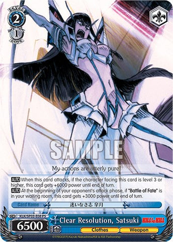 Clear Resolution, Satsuki [Kill La Kill Power Up Set]