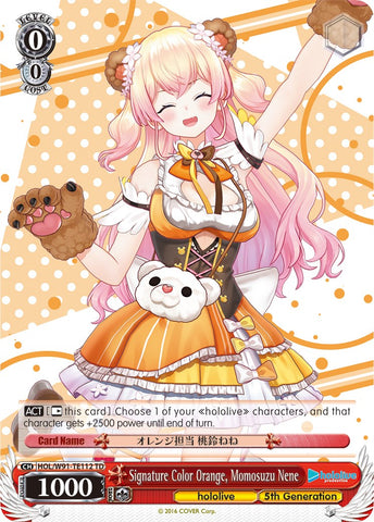 Signature Color Orange, Momosuzu Nene (HOL/W91-TE112 TD) [hololive production]
