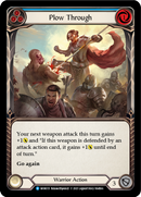 Plow Through (Blue) [MON115-RF] 1st Edition Rainbow Foil