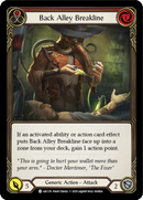Back Alley Breakline (Red) [U-ARC176] Unlimited Rainbow Foil
