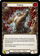 Pulping (Yellow) [MON224-RF] 1st Edition Rainbow Foil