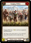 Surging Militia (Red) [MON287-RF] 1st Edition Rainbow Foil
