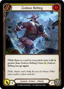 Zealous Belting (Yellow) [U-MON294-RF] Unlimited Rainbow Foil