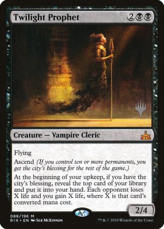 Twilight Prophet [Rivals of Ixalan Promos]